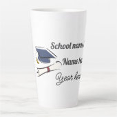 Personalize Graduation Balloon Milchtasse (Vorderseite)