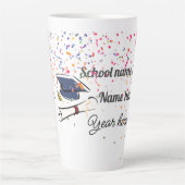 Personalize Graduation Balloon Milchtasse (Vorderseite)