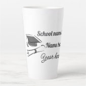 Personalize Graduation Balloon Milchtasse (Vorderseite)