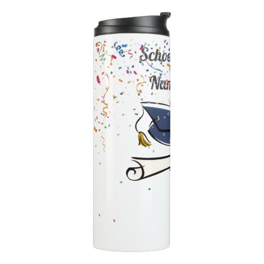 Personalize Graduation Balloon Thermosbecher (Nach links gedreht)