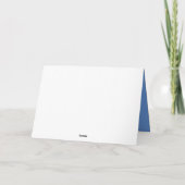 Personalize Happy April Birthday with Bluebird Karte (Rückseite)