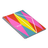 PERSONALIZE: Harlequin Pattern Notebook Notizblock (Rechte Seite)