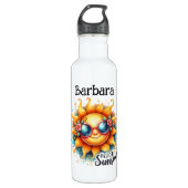 Personalize Hello Sunshine Edelstahlflasche (Vorderseite)