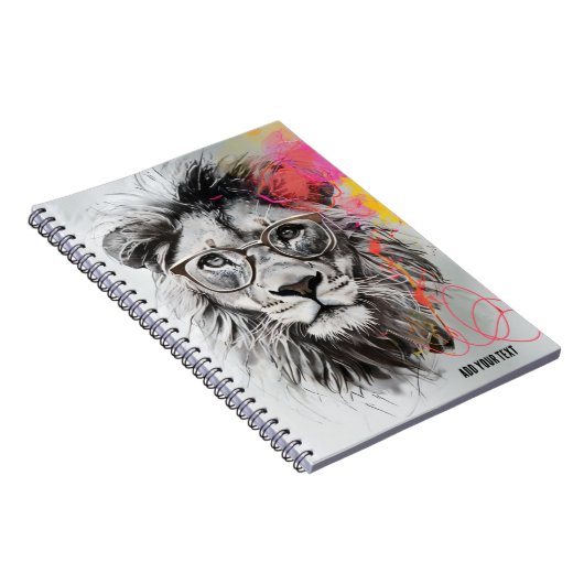 PERSONALIZE: Herr Theo Roar | Notebook-Journal Notizblock (Rechte Seite)