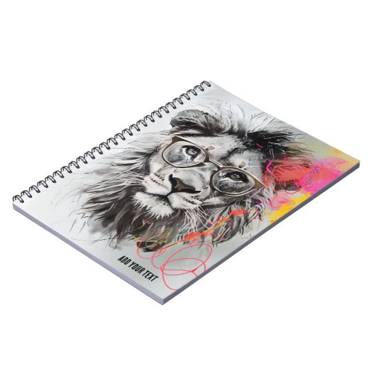 PERSONALIZE: Herr Theo Roar | Notebook-Journal Notizblock (Linke Seite)