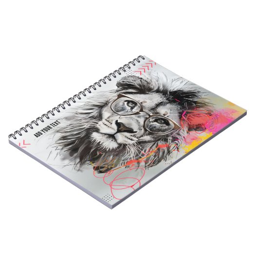 PERSONALIZE: Herr Theo Roar | Notebook-Journal Notizblock (Linke Seite)