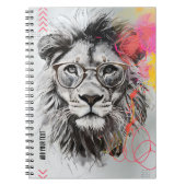 PERSONALIZE: Herr Theo Roar | Notebook-Journal Notizblock (Vorderseite)