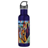 Personalize - Horse Liebe Edelstahlflasche (Vorderseite)