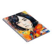 PERSONALIZE: Ich sehe die Welt in Farbe | Notizbuc Notizblock (Rechte Seite)