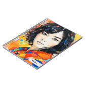 PERSONALIZE: Ich sehe die Welt in Farbe | Notizbuc Notizblock (Linke Seite)