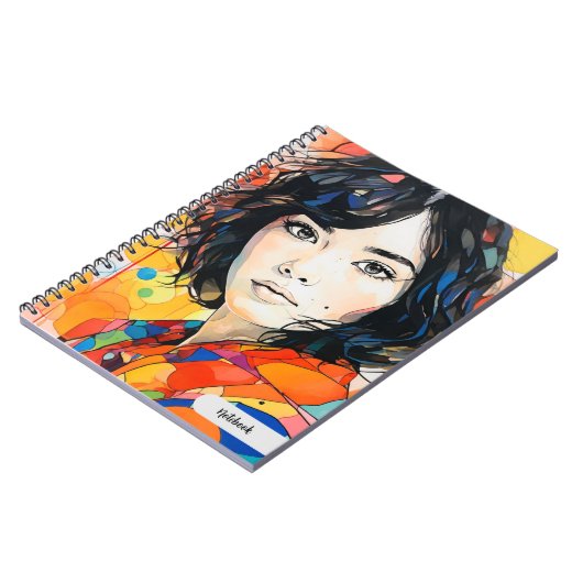 PERSONALIZE: Ich sehe die Welt in Farbe | Notizbuc Notizblock (Linke Seite)