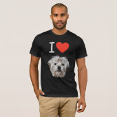 Personalize It! I Love Pet Head Photo T-Shirt (Vorne ganz)