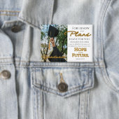 Personalize Jeremiah 29:11 Grad Cap Scripture Button (Insitu)