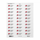 Personalize Jolly Brain Warmer Return Labels (Vorne)