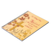 Personalize, Jubilee Anniversary Nun Cross, Wirbel Notizblock (Linke Seite)