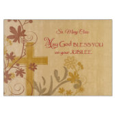 Personalize, Jubilee Anniversary Nun Cross, Wirbel Schneidebrett (Vorderseite)