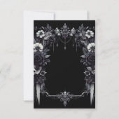 Personalize-Karte - Gothic - Blank Template Einladung (Vorderseite)