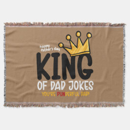 Personalize King of Vater Jokes Decke