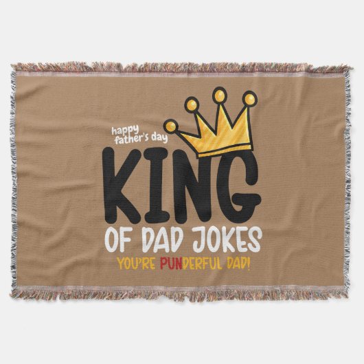 Personalize King of Vater Jokes Decke (Vorderseite)