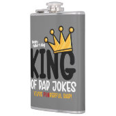 Personalize King of Vater Jokes Flachmann (Links)