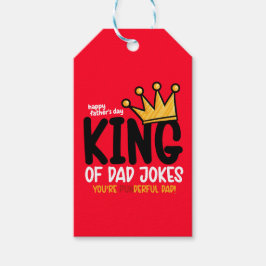 Personalize King of Vater Jokes Geschenkanhänger
