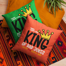 Personalize King of Vater Jokes Kissen