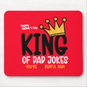 Personalize King of Vater Jokes Mousepad (Vorne)