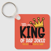 Personalize King of Vater Jokes Schlüsselanhänger (Vorderseite)