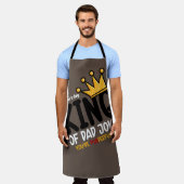 Personalize King of Vater Jokes Schürze (Getragen)
