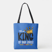 Personalize King of Vater Jokes Tasche (Rückseite)