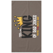 Personalize King of Vater Jokes Tischdecke (Vorderseite)