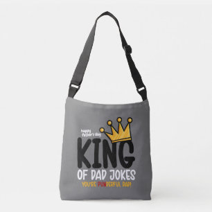 Personalize King of Vater Jokes Tragetaschen Mit Langen Trägern