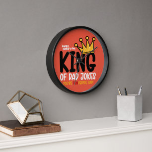 Personalize King of Vater Jokes Uhr