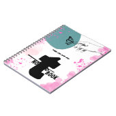 PERSONALIZE: Künstlerisches Notebook und Schmetter Notizblock (Linke Seite)