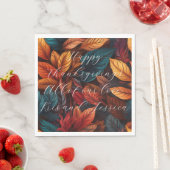 Personalize Luncheon Paper Napkins Thanksgiving Serviette (Beispiel)