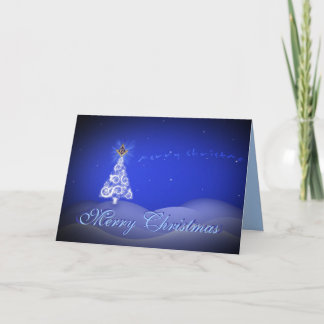 Personalize Masonic Christmas Greetings Feiertagskarte
