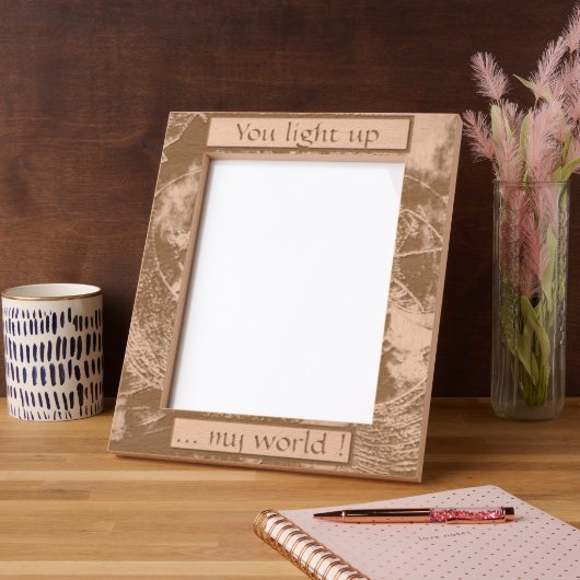 "Personalize me me" (8" x 10") Geätzte Rahmen (Links)