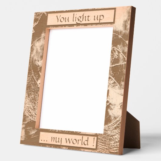 "Personalize me me" (8" x 10") Geätzte Rahmen (Links)