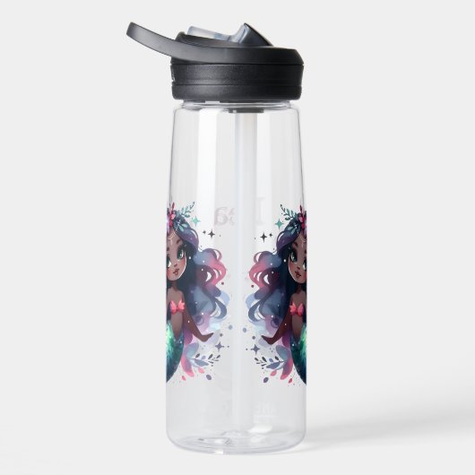 Personalize Mermaid  Trinkflasche (Rechts)