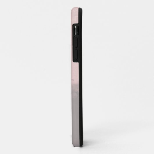Personalize modern art light pink gray Case-Mate iPhone hülle (Hinten/Links)