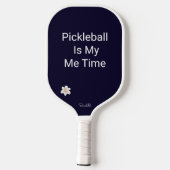 Personalize Mom Wife Pickleball Addict Custom Name Schläger (Rückseite)