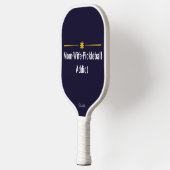 Personalize Mom Wife Pickleball Addict Custom Name Schläger (Links)