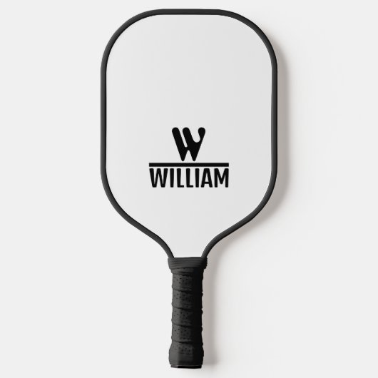 Personalize Monogram Name Pickleball Schläger (Rückseite)