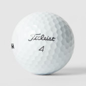 Personalize Monogram Name Pro V1 Golf Balls Golfball (Logo)