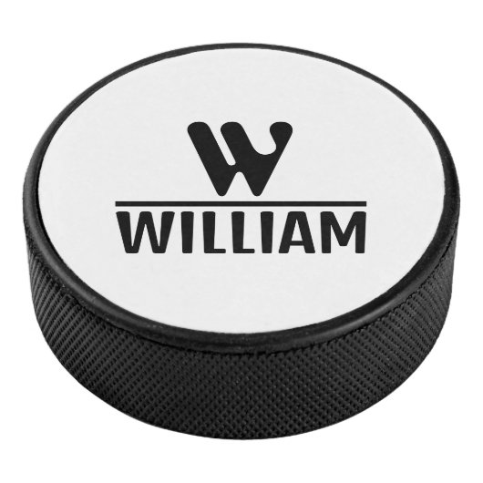Personalize Monogram Name Puck (3/4)