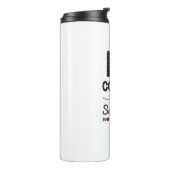 Personalize Name Coffee Lover Gift for Her Thermosbecher (Nach links gedreht)