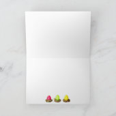 Personalize Name GLÜCKY EASTER Bulldog Funny Niedl Karte (Innenseite)