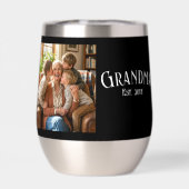Personalize Name Grandma Established Year Photo (Rückseite)