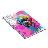 PERSONALIZE: Niedliches Puppy-Dop-Notebook Notizblock (Rechte Seite)
