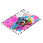PERSONALIZE: Niedliches Puppy-Dop-Notebook Notizblock (Linke Seite)